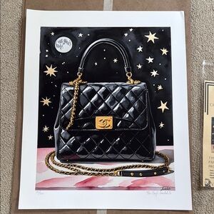 Chanel Starry Night Tribute 7 Title Painting, Certificate of Authenticity